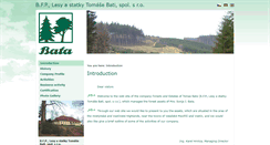 Desktop Screenshot of lesybata.cz