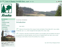 Tablet Screenshot of lesybata.cz